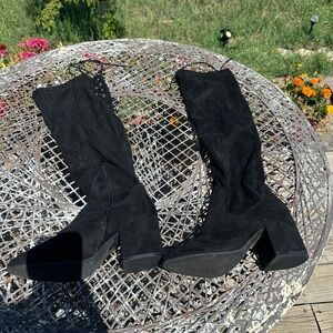 Black Thigh high boots